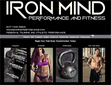 Tablet Screenshot of ironmindperformance.com